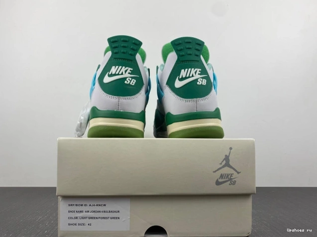  AJ4-KNCW Green (limited edition)  Jordan White  4 SB Grass Retro 0108